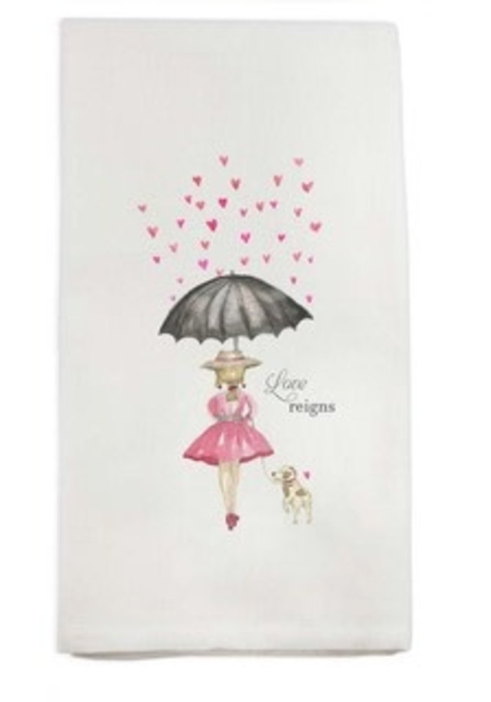 "Love Reigns" Tea Towel