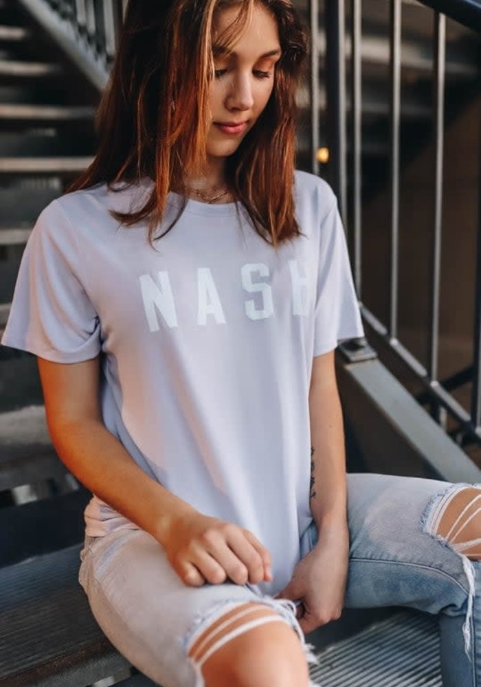 The Nash Collection "Poppy" Lilac Modal Tee