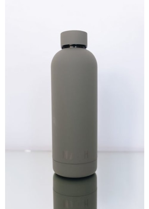 Nash Collection The Nash Collection Gray Rubber Coated Insulated Bottle