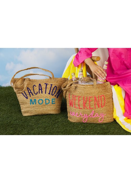 Mudpie Vacation Mode Cooler Tote