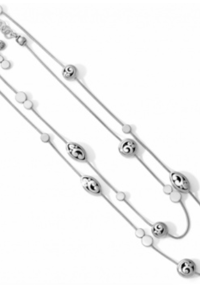 Contempo Long Necklace Silver