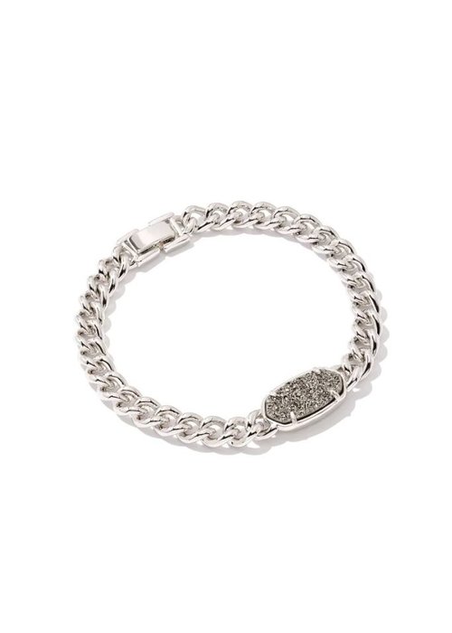 Kendra Scott Elaina Chain Bracelet Silver/Platinum Drusy