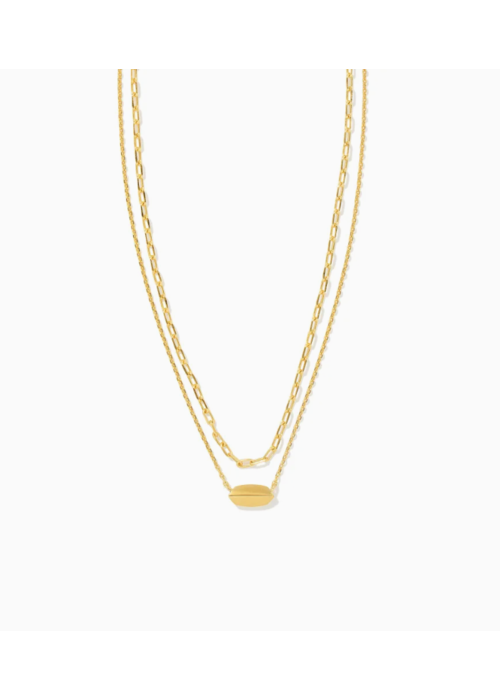 Kendra Scott Brooke Multi Strand Necklace in Gold