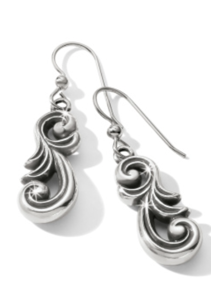 Alana Scroll French Wire Earrings