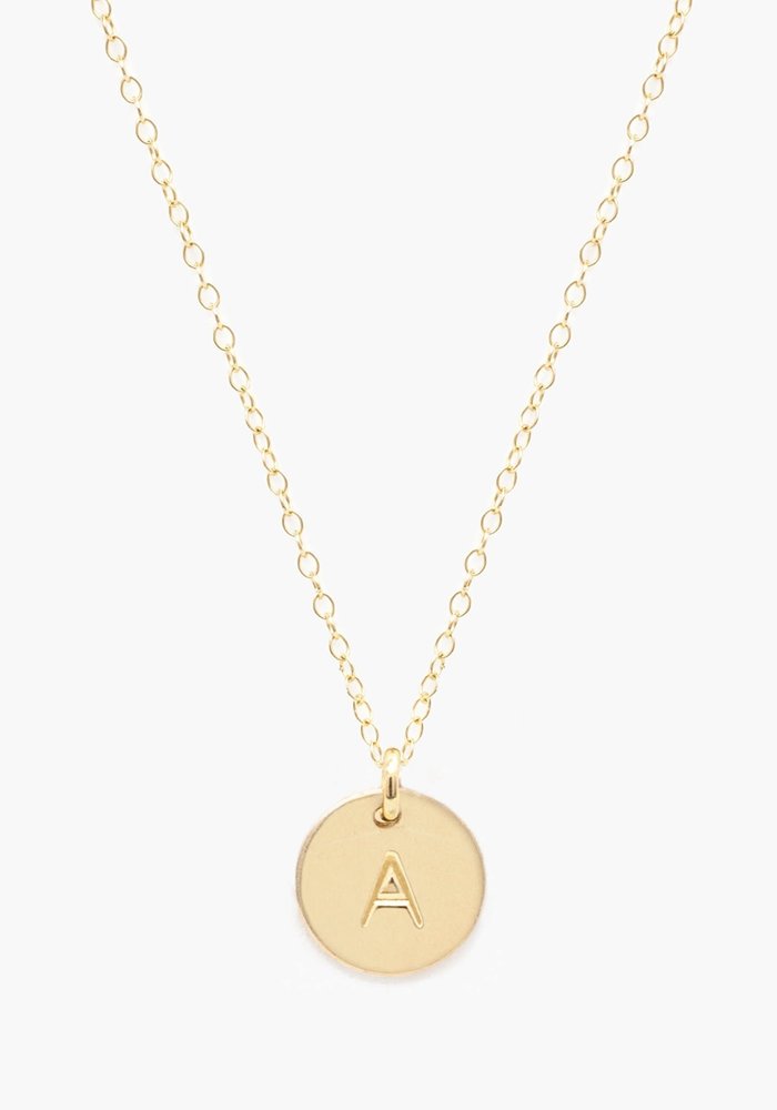 ABLE Mini Tag Initial Necklace