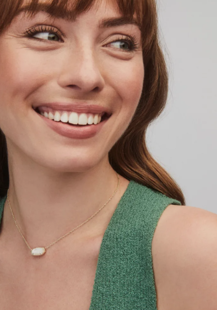 Elisa Gold Extended Length Pendant 