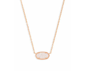 Elisa Rose Gold Pendant Necklace in 