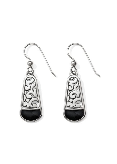 Brighton Catania Black French Wire Earrings
