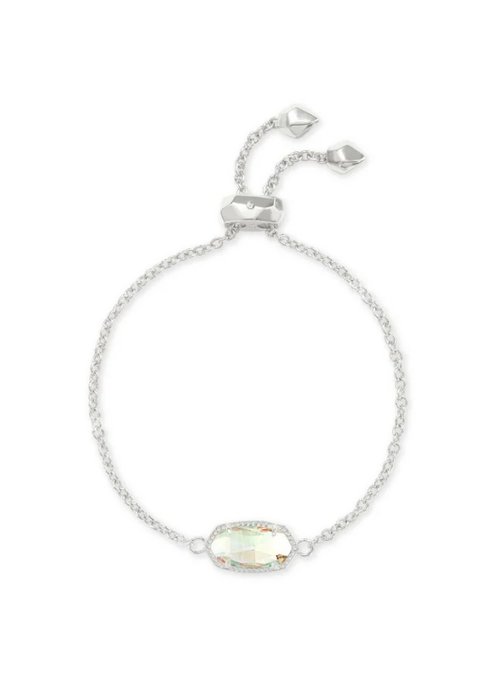 Kendra Scott Elaina Silver Bracelet in Dichroic Glass