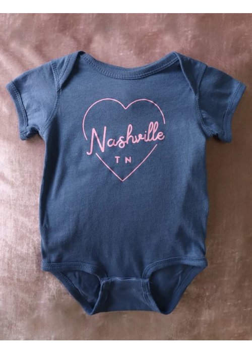 The Nash Collection Baby Heart Onesie