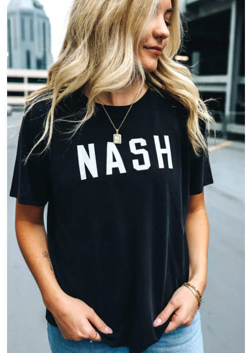 Nash Collection The Nash Collection Black Poppy Tee