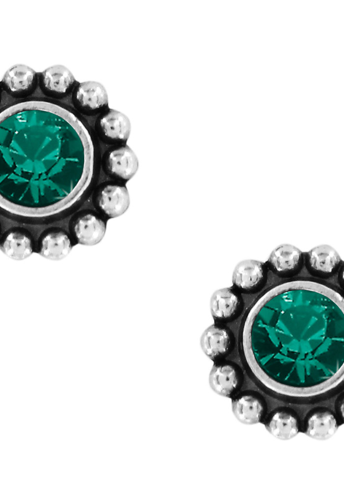 Twinkle Mini Post Earrings in Emerald