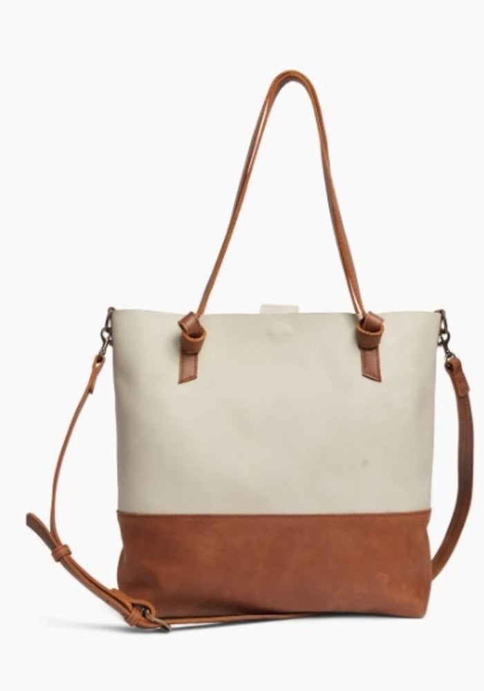 Canvas Crossbody Project tote| Quince & Co.