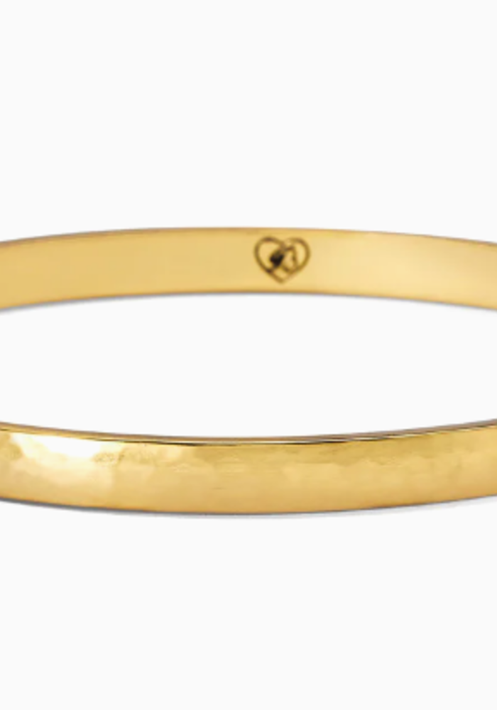 Mars Narrow Bangle Brushed Gold - The Trendy Trunk