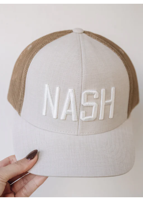 Nash Collection The Nash Collection Khaki Trucker Hat