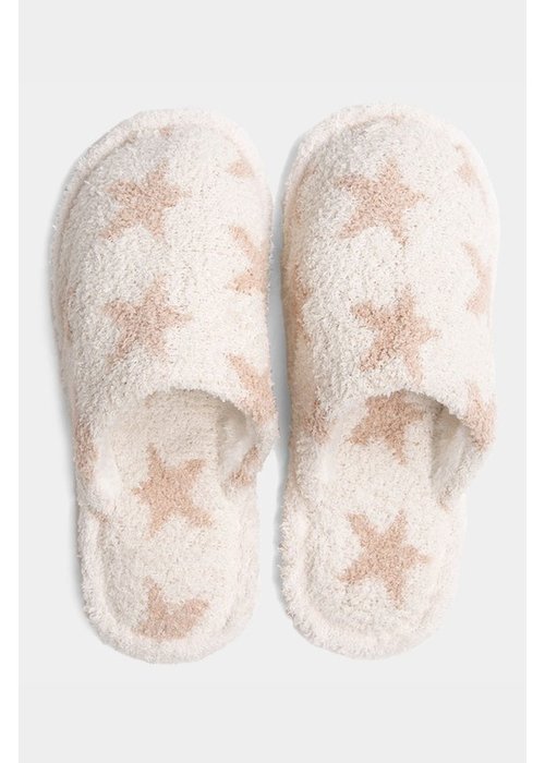 Cozy Luxe Star Slippers