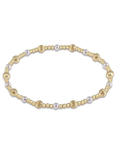 Enewton Dignity Sincerity Pattern 4mm Gemstone Bead Bracelet