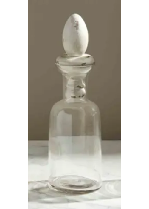 Mudpie Decanter With Oval Top Finial