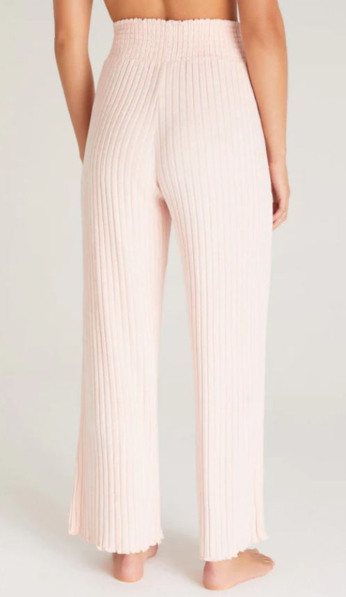 Nude Lounge Ribbed Pants in Cream Marle - Glue Store