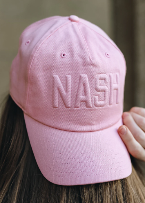 Nash Collection The Nash Collection Embossed Cap Pink