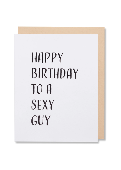 Sexy Guy Birthday Card