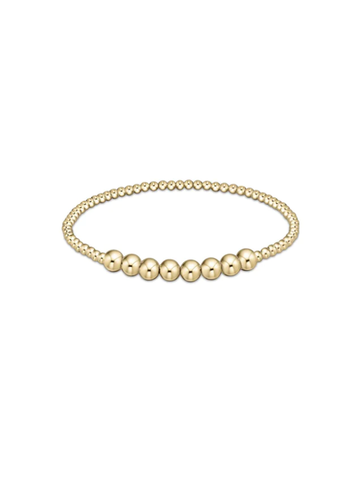 Enewton Classic Gold Beaded Bliss 2.5mm Bead Bracelet 5mm Gold