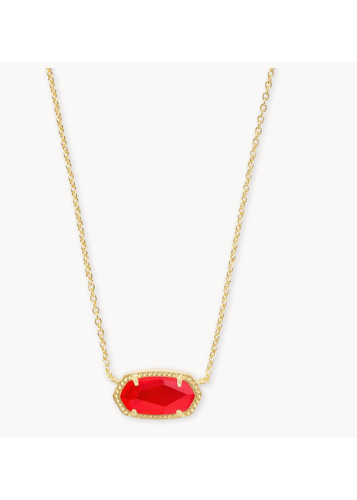 Kendra Scott The Elisa Pendant Necklace in Red Illusion