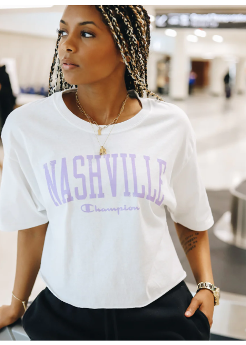 The NASH Collection The NASH Collection Boyfriend Crop Tee