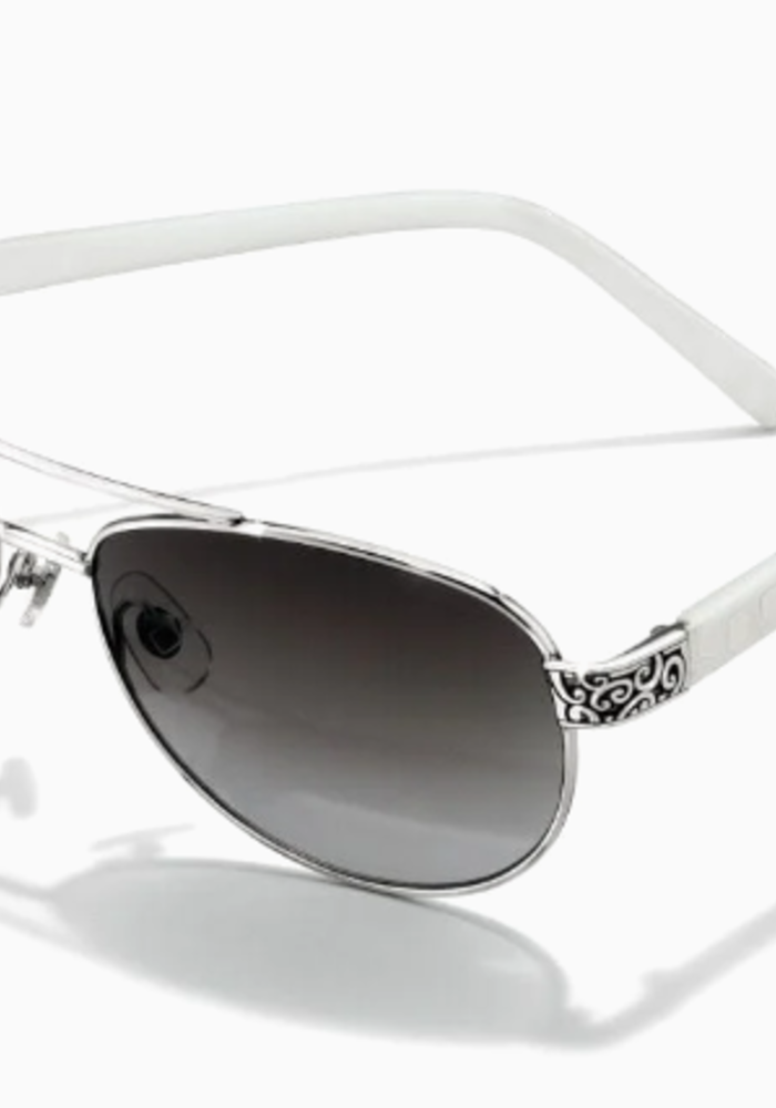 Sugar Shack White Silver Sunglasses