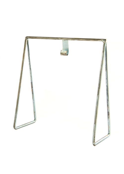 The Round Top Collection Galvanized Gallery Art Display Stand