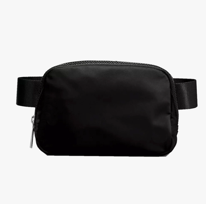 Nylon Belt Bag Black - The Trendy Trunk