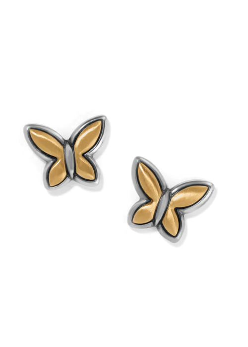 Brighton Goldie Wings Mini Post Earrings in Gold/Silver