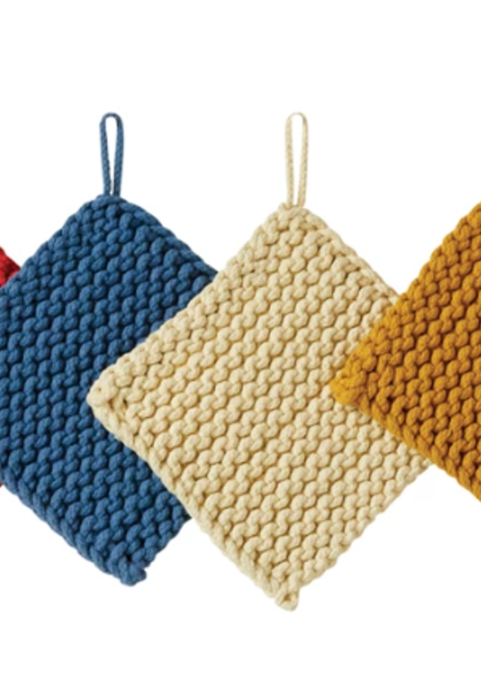 Square Crochet Pot Holders/Trivets - The Trendy Trunk