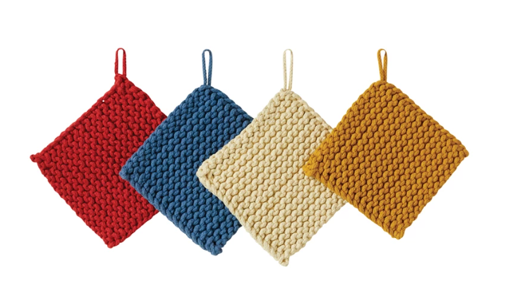 Square Crochet Pot Holder - The Workroom