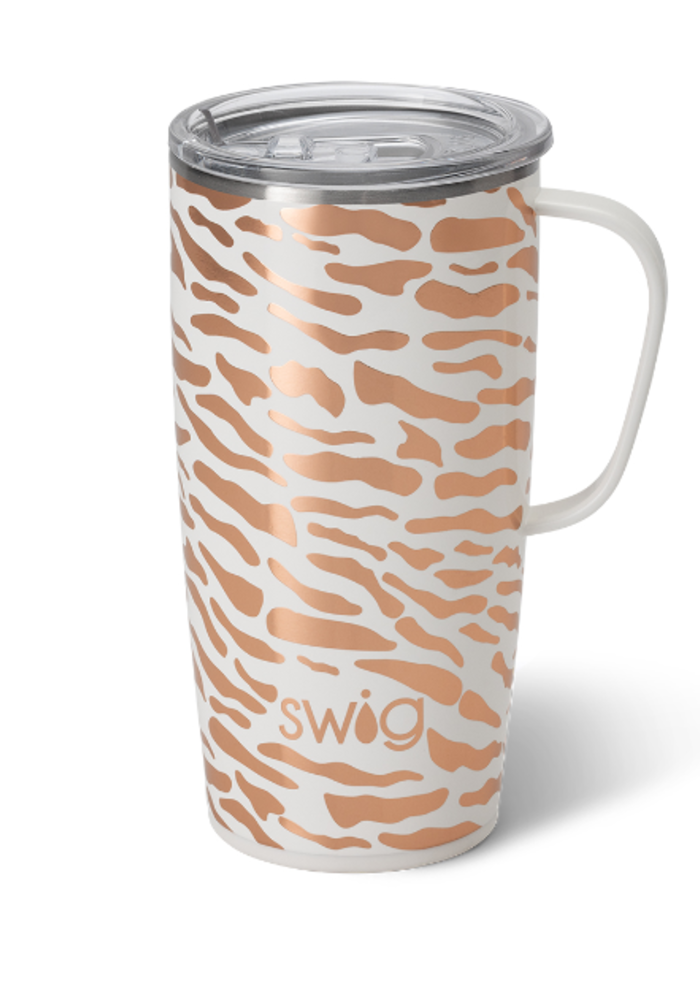 Swig 40 oz Stainless Steel Mega Mug with Handle - Lid and Straw with  removable flex-tip Included