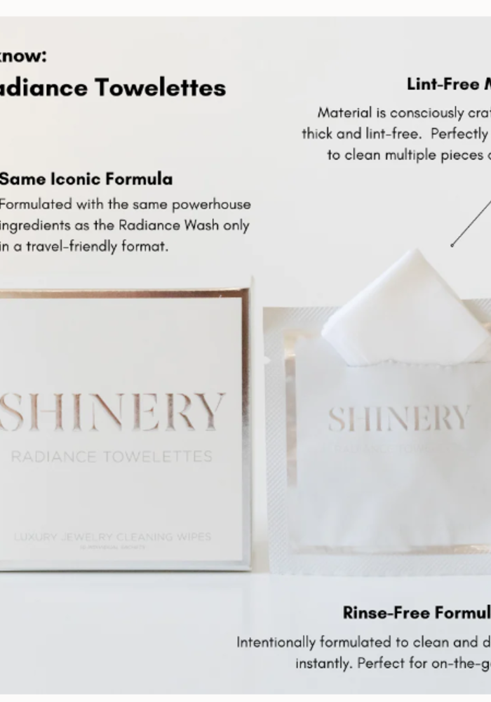 Shinery Radiance Jewelry Towelettes