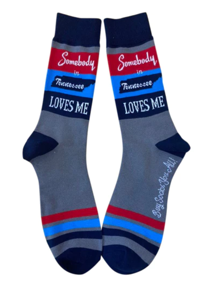 Somebody In Tennessee Loves Me Socks - The Trendy Trunk