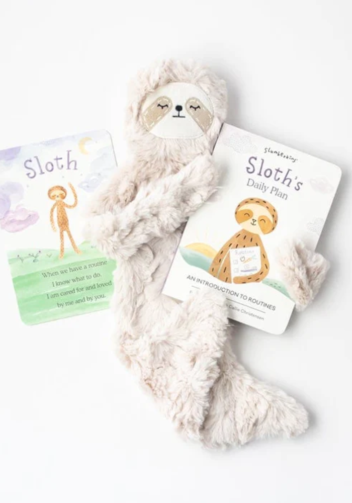 Slumberkins Sloth Snuggler + Daily Plan Book