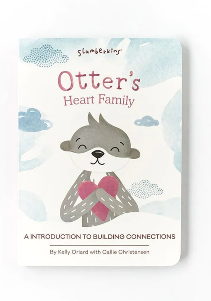 Slumberkins Otter Snuggler + Heart Family Book