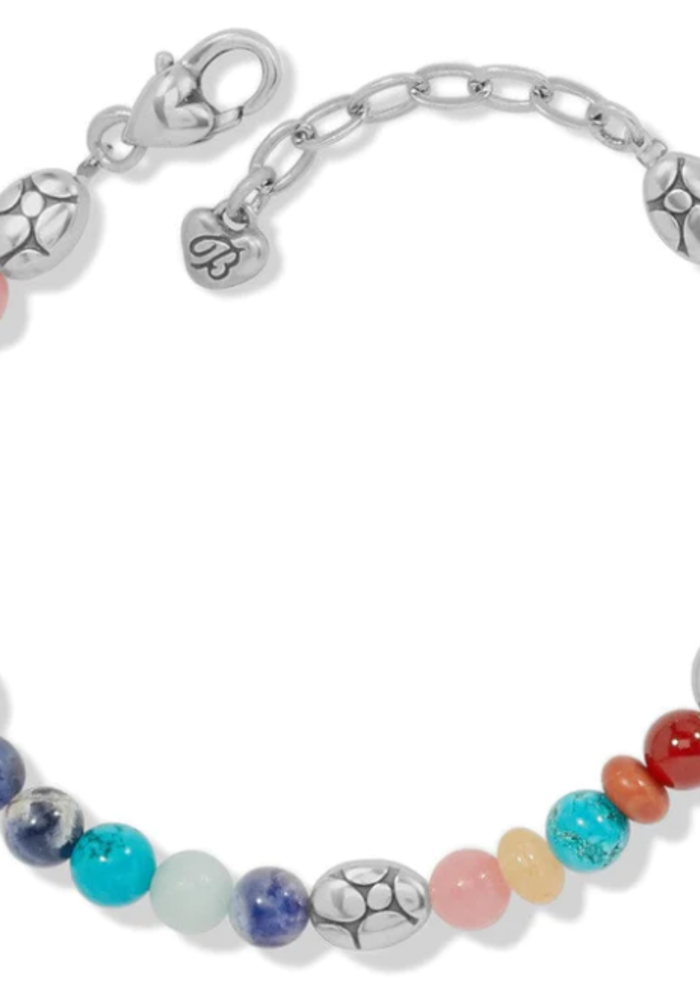 Brighton Pebble Turquoise and Pearl Double Bracelet