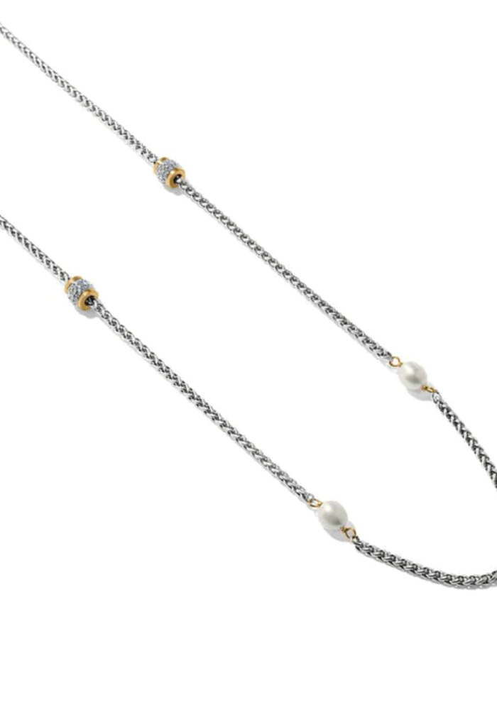 Gabriel Two-Tone Chain Necklace with Round Cut Diamond Drops - NK6469M45JJ  – Ben Garelick