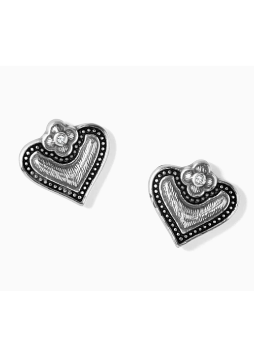 Brighton Luna Heart Mini Post Earrings