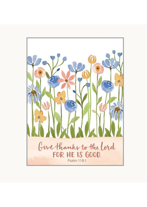 Give Thanks Scripture Card