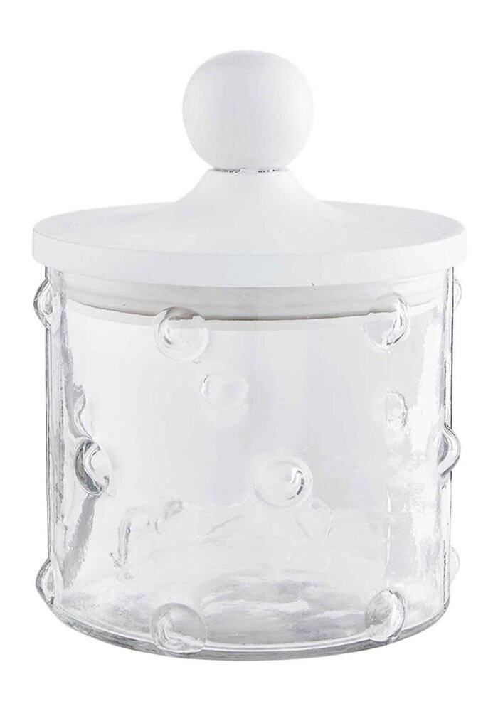 Hobnail Glass Canister