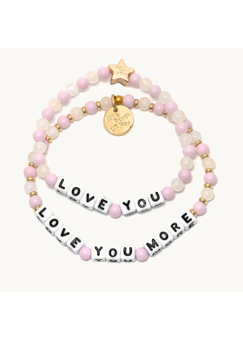 Little Words Project Love You + Love You More Set | Little Words Bracelet