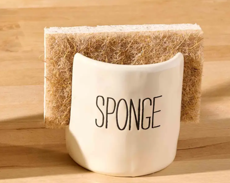 Mud Pie : Soap & Sponge Holder Set