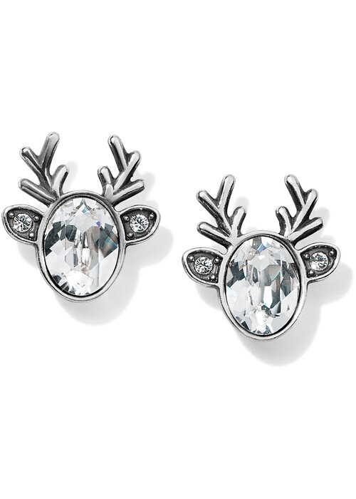 Brighton Reindeer Clear Glitz Mini Post Earrings