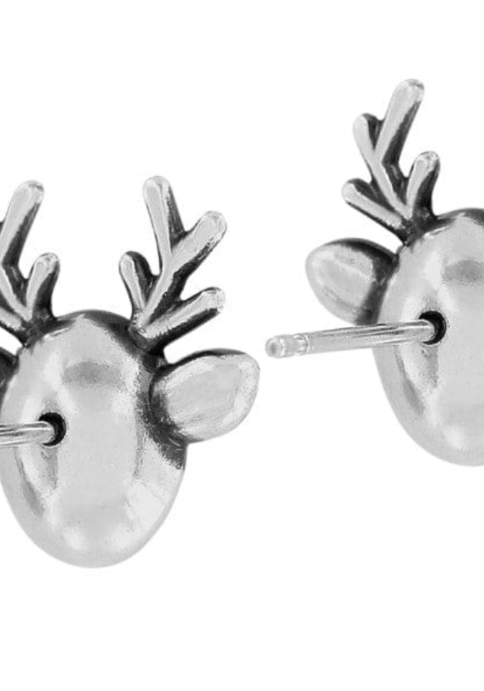 Reindeer Clear Glitz Mini Post Earrings