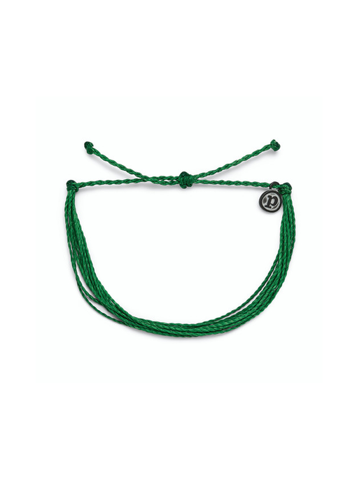 Pura Vida Bright Solid Dark Green Bracelet