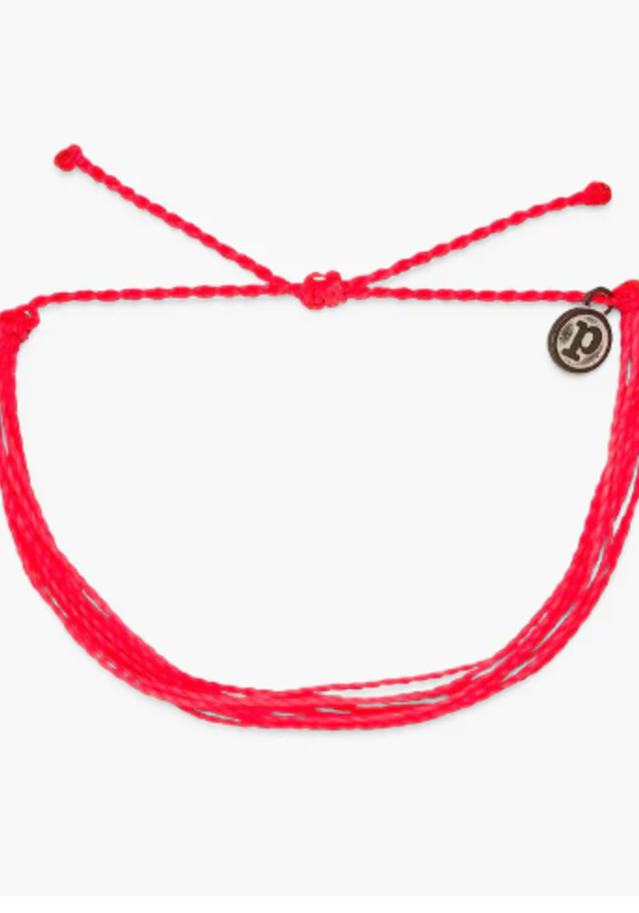 Bright Solid Red Bracelet